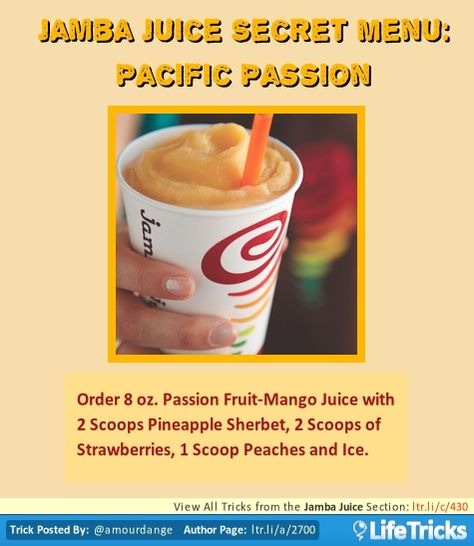 💟✨Jamba Juice Secret Menu & How To Order/ Make Them✨💟