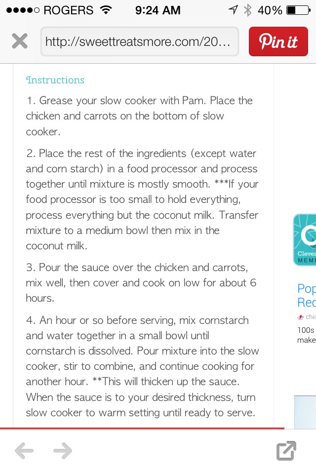 Slow Cooker Coconut Curry Chicken