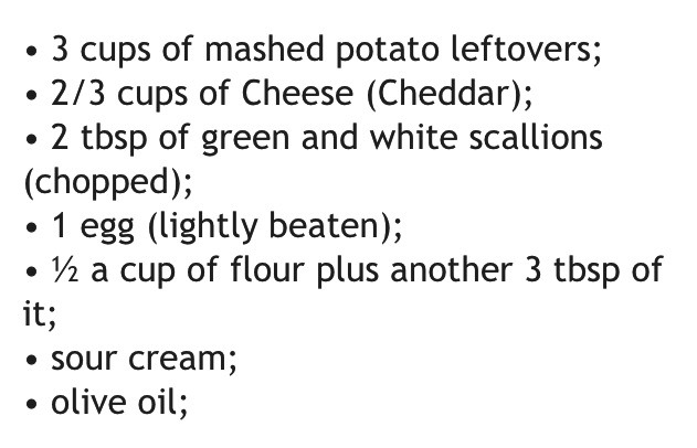 Cheesy Left Over Mashed Potatoes Pancakes 