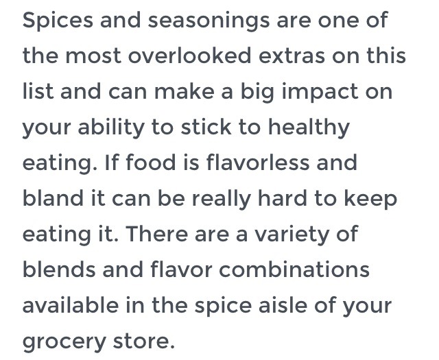 Fit Girl's Grocery List!