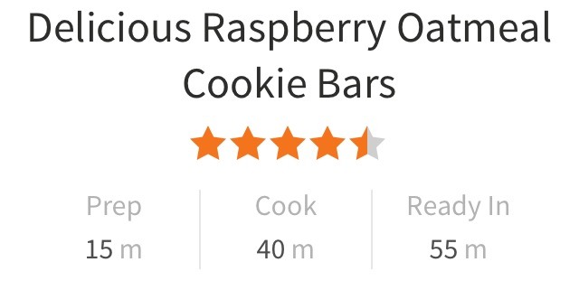 💗Delicious Raspberry Oatmeal Cookie Bars! SO Easy And Yummy!💗