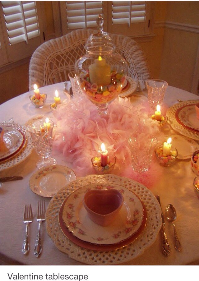 Valentines Table Decor