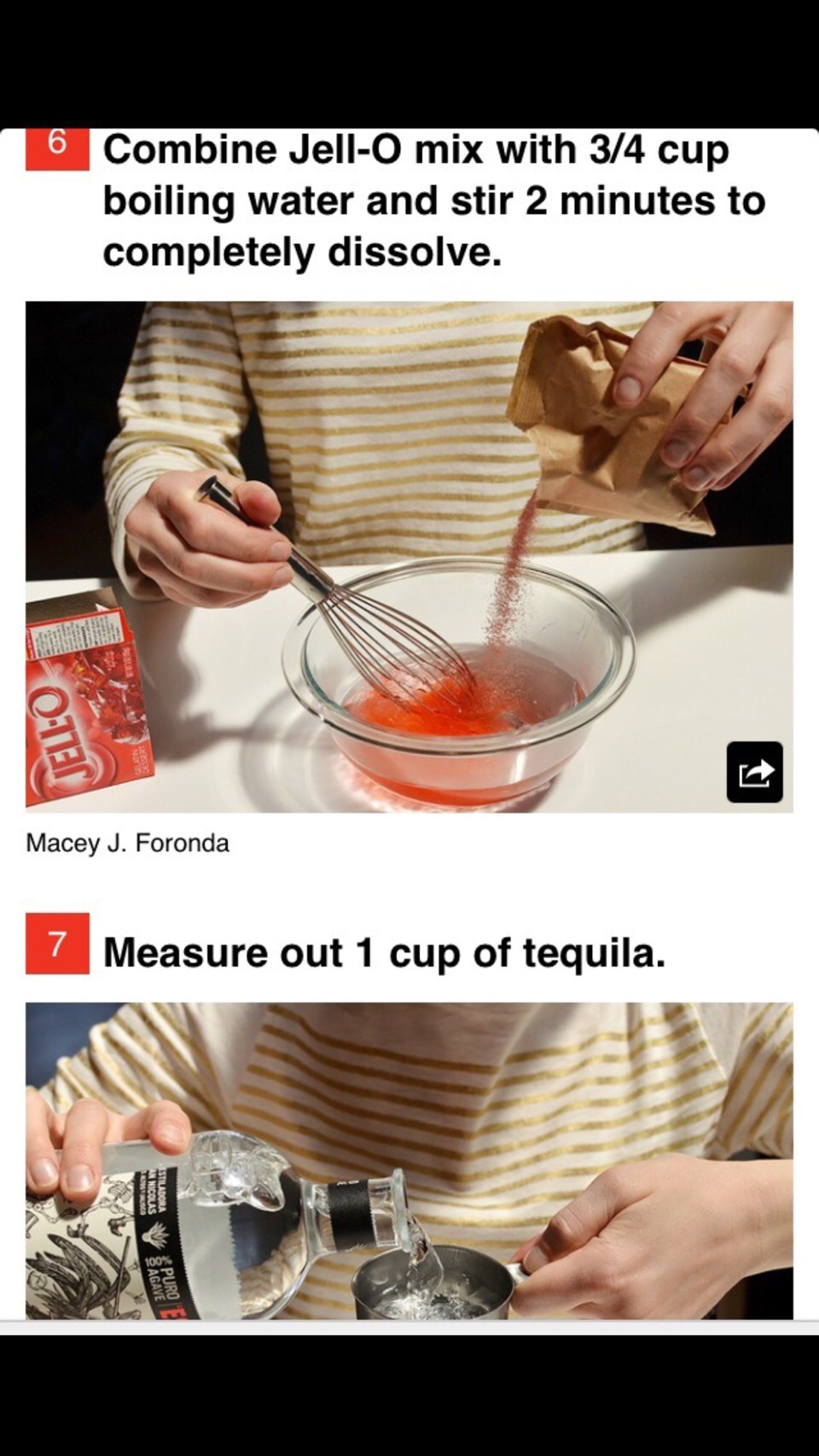 Strawberry Margarita Shot