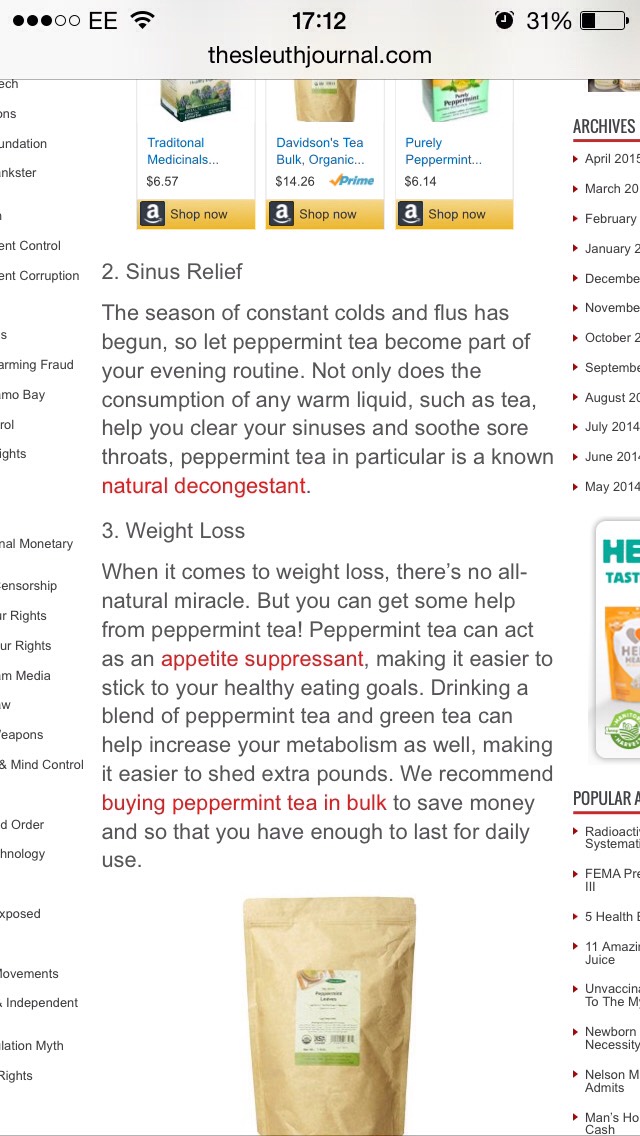 5 Health Benefits Of Drinking Peppermint Tea


