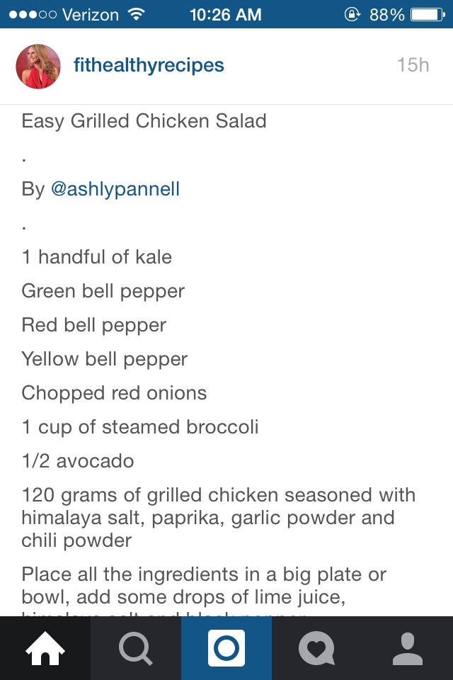 Easy Grilled Chicken Salad 