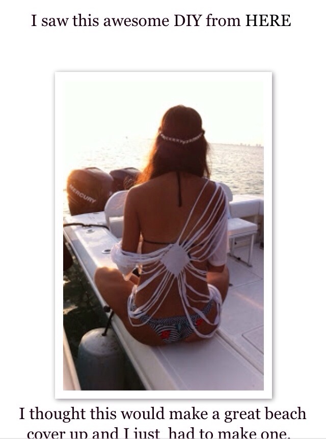 No Sew SEXY Beach Cover/shirt 😜😍 Don't Forget To Like This Is An Awesome Tutorial!!