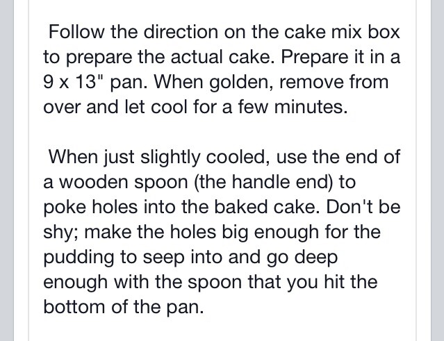 Banana Pudding Poke Cake