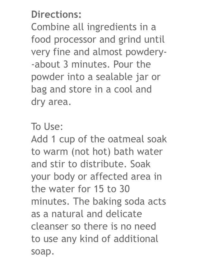 Lavender Oatmeal Bath Soak