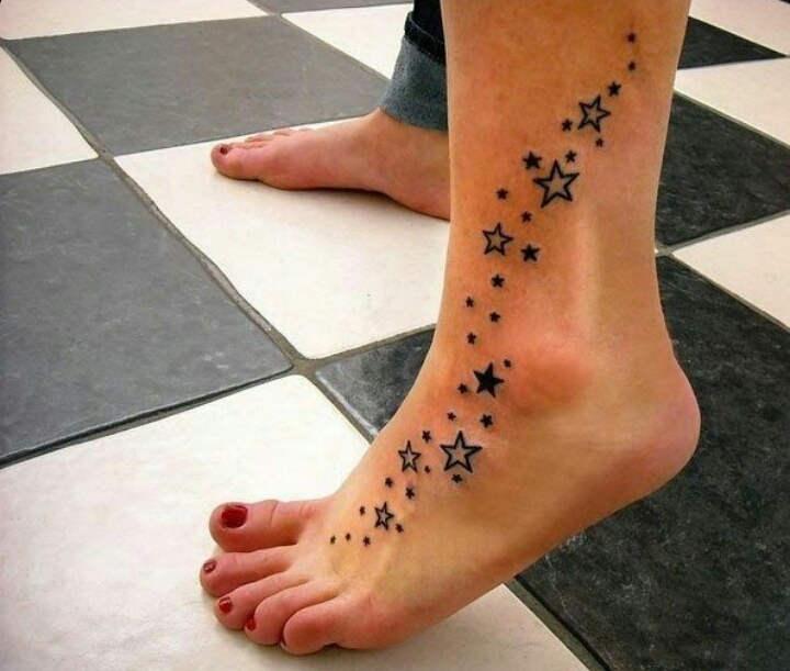 Beautiful Star Tattoos For Women! !!