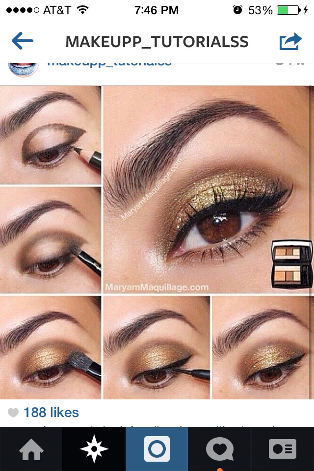 Metallic shimmer 