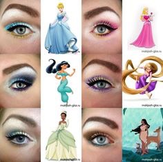 Inspired Eyes Makeup By Disney Princess 