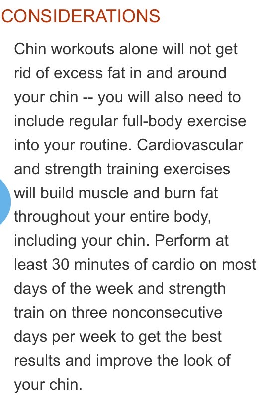 Double Chin Workout