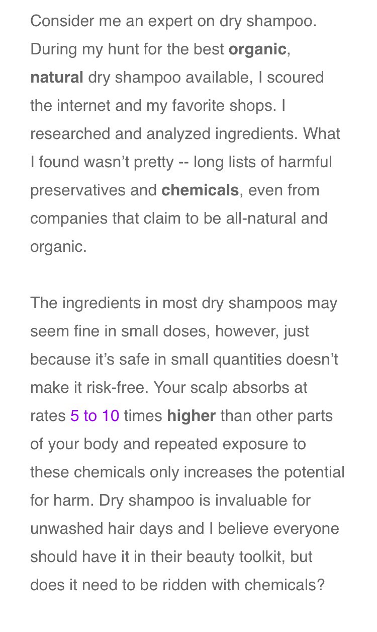 What's So Bad About Dry Aerosol Shampoo #summervibes