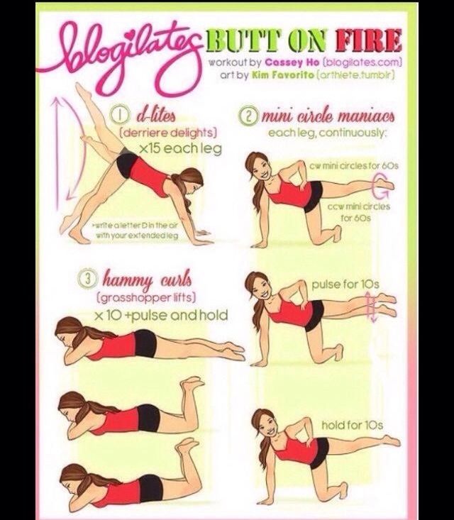 these exercises will help tone your butt 🙌☺