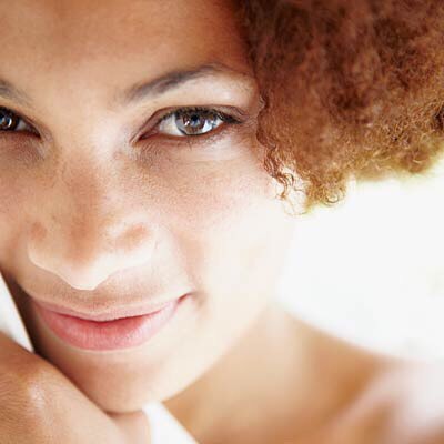 Highlighter: Dab a little liquified coconut oil onto the tops of your cheekbones, cupid's bow (the dip above your upper lip) and just above eyebrows for hydrated skin that looks lit from within.
