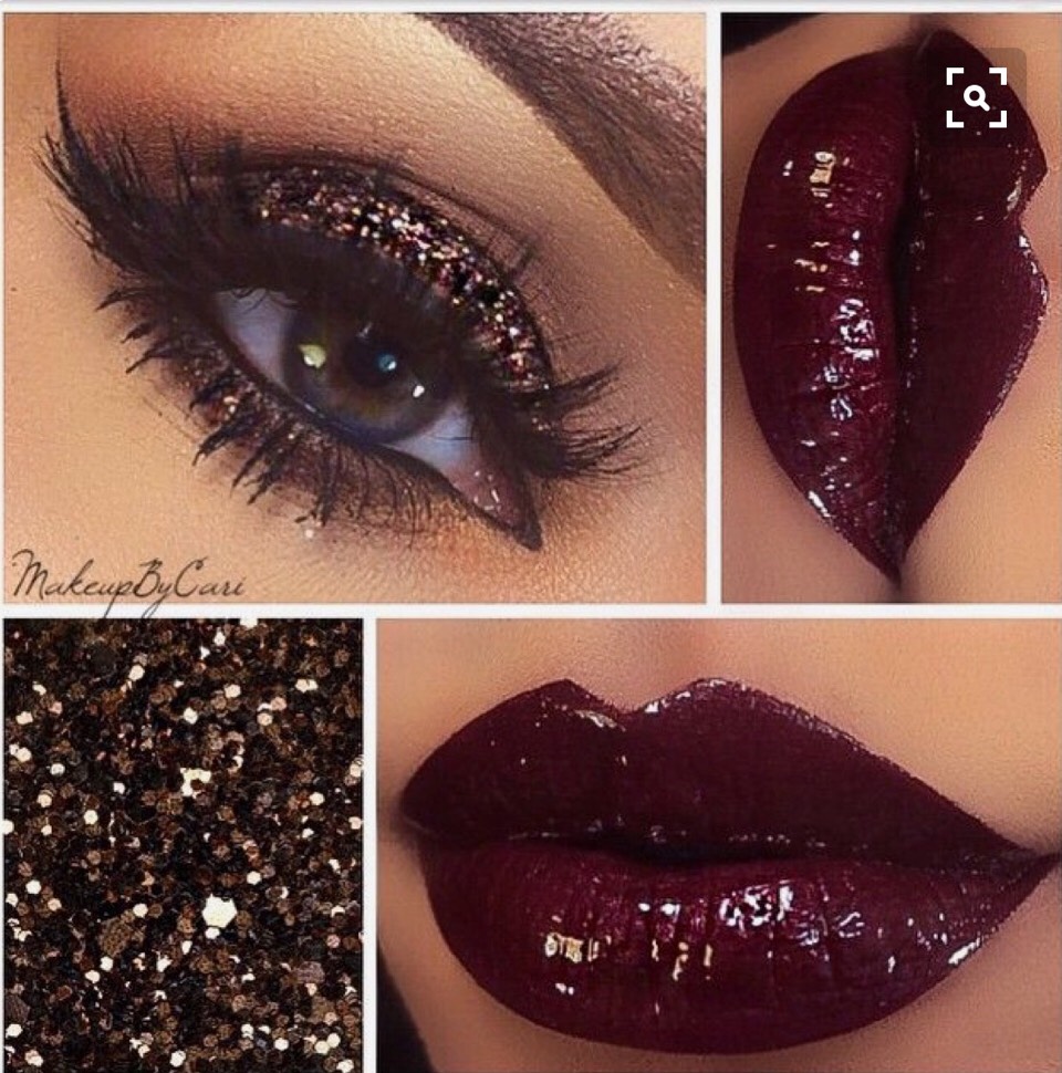 Beautiful Lips &eye Makeup