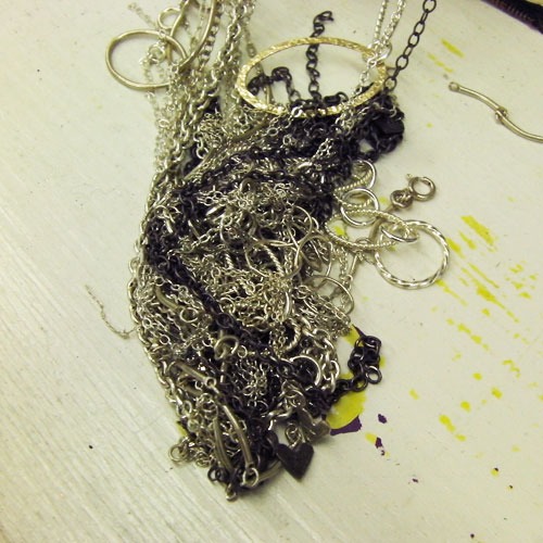 This is wonderful for untangling your necklaces and/or bracelets. Just sprinkle on all parts of the jeweler and it will easily losses up the knots. 