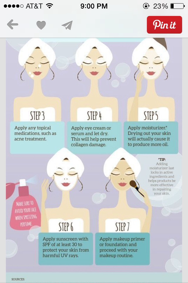 Washing Your Face In 7 Easy Steps. 👍