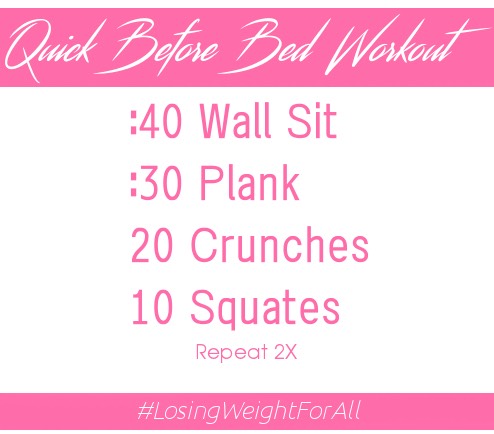Before Bed Workout