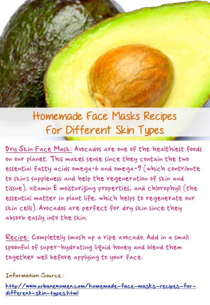 Homemade Ce Masks Recipes For Different Skin Types. 