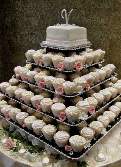 Not a fan of the cake pop route? Ice some cupcake-shaped Rice Krispies and have a cake for you and your S.O. to share!