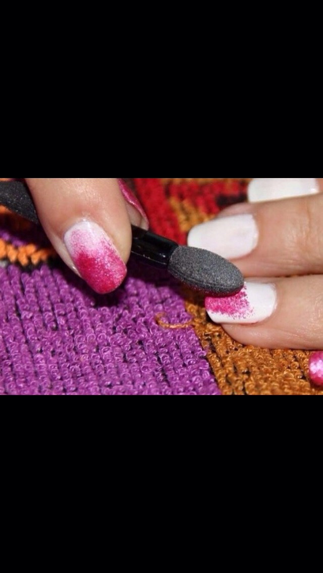 DIY Eyeshadow Nail Polish