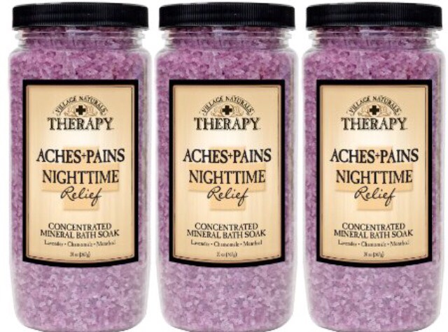 First is a bath.🛁 I use this because the lavender is relaxing, the chamomile is calming, & the menthol has a cooling effect. It also has Epsom salt & sea salt. You can use a different one or make a bath soak.➡️