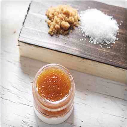 20. Natural Lip Scrub

Make sure your lips are kissably smooth with this natural lip scrub. It is made with honey, brown sugar, and just a few more ingredients, none of which you’d have any qualms with putting onto your lips. This can’t be said for some of the best-selling lip products out there.