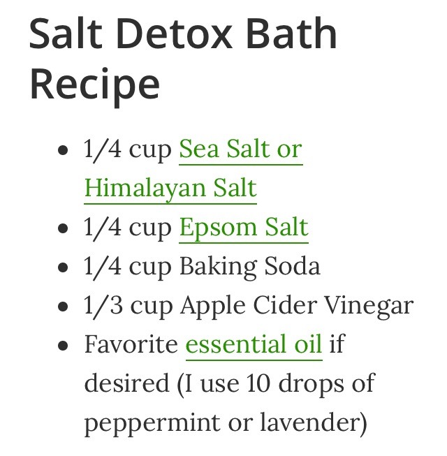 3 Natural Detox Bath Recipes