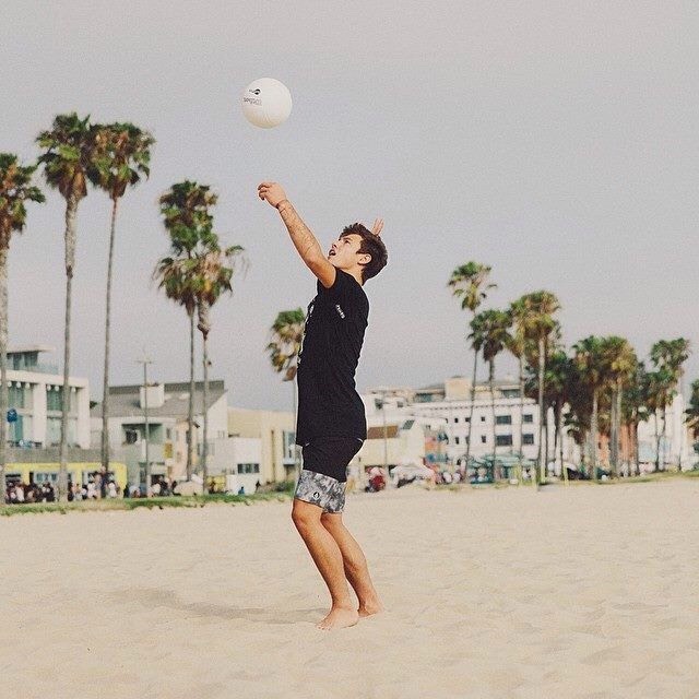 His favorite sport for a girl to play is volleyball