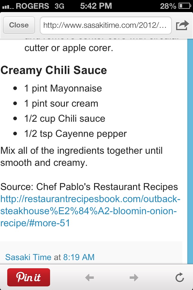 Outback Steakhouse Bloomin' Onion Recipe!!