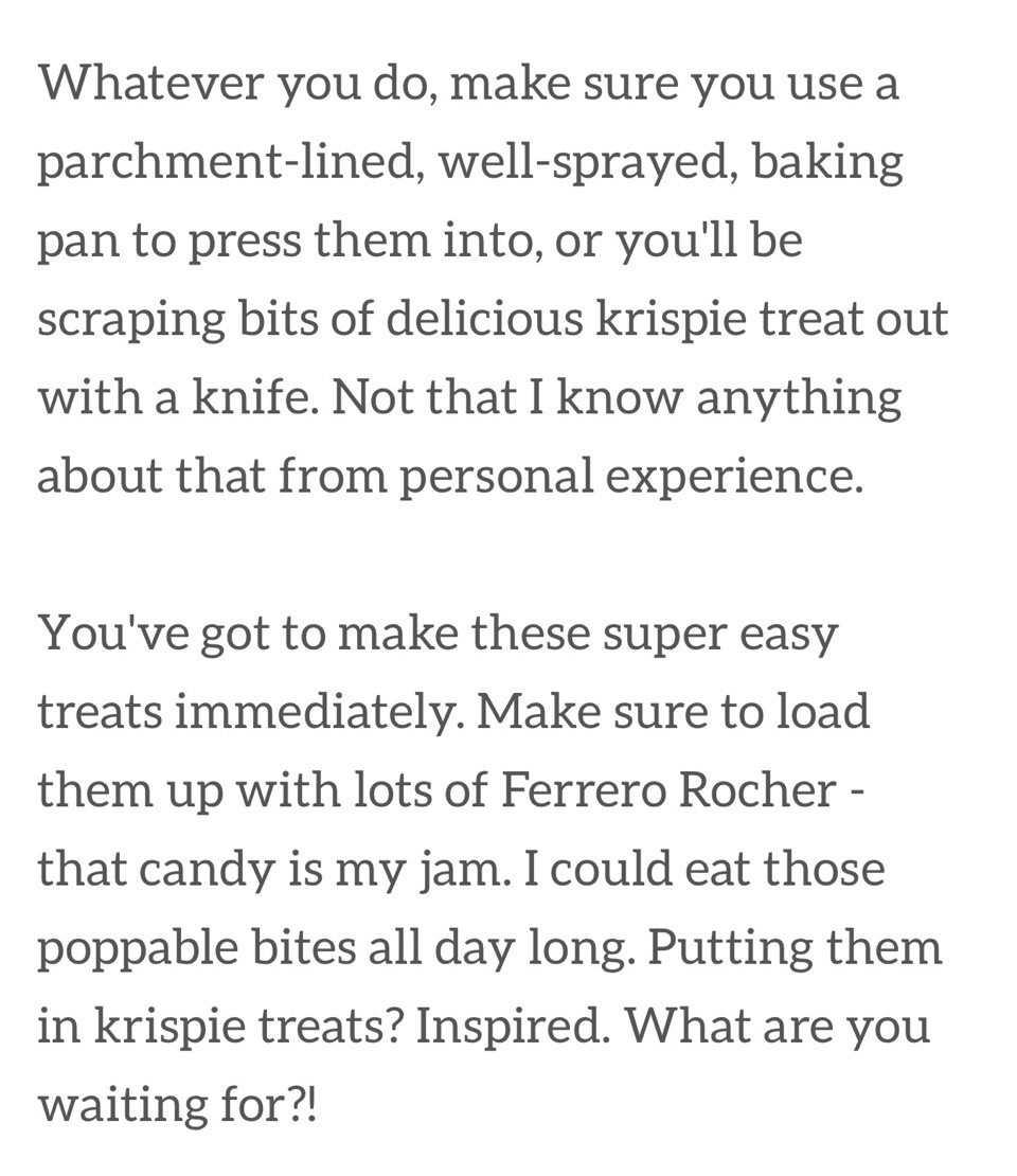 Over The Top Nutella Rice Krispie Treats. 😍