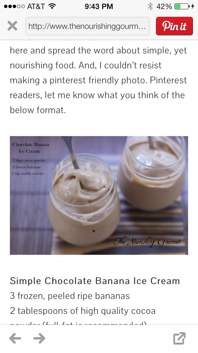 Simple Chocolate Banana Ice Cream