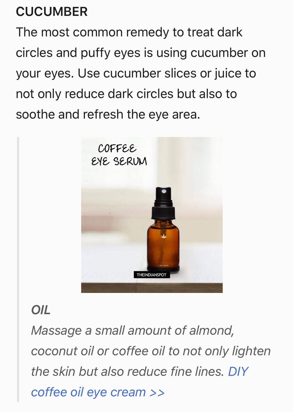 10 Home Remedies To Treat Dark Circles Overnight. 