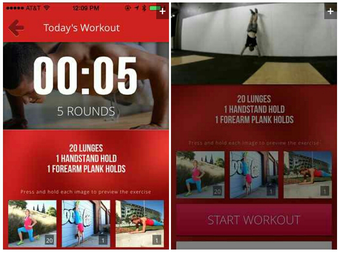 10. Bodeefit (free, iOS, Android, and Windows Phone) features one free simple-but-challenging workout per day.