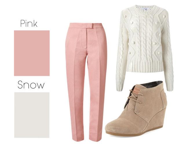 15. Pink & Snow