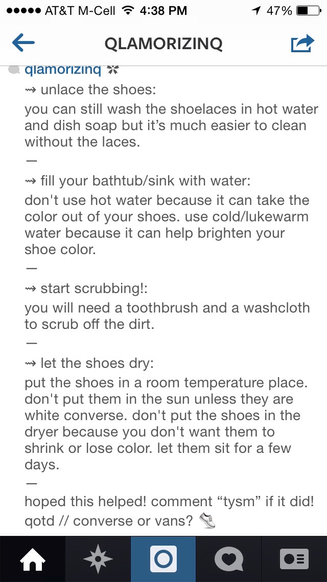 How to clean converse/vans