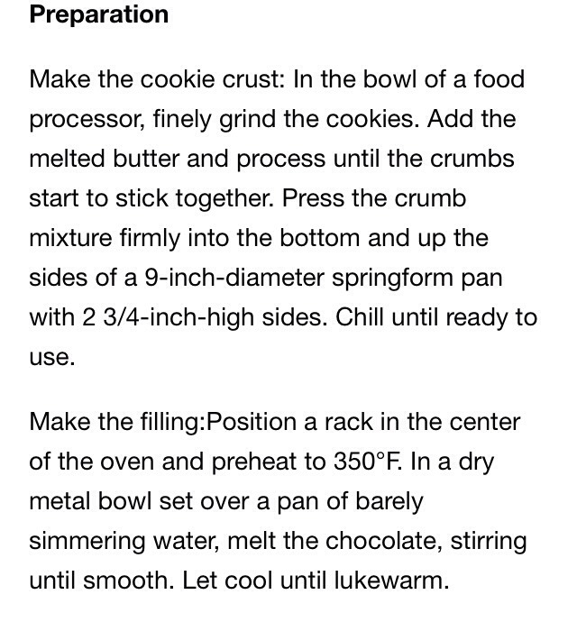 Thin Mint Cheesecake 