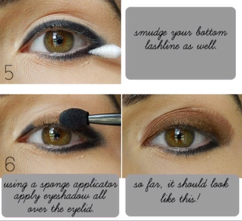 Gold Bronze Eye Makeup 😍😱👍🏻💯