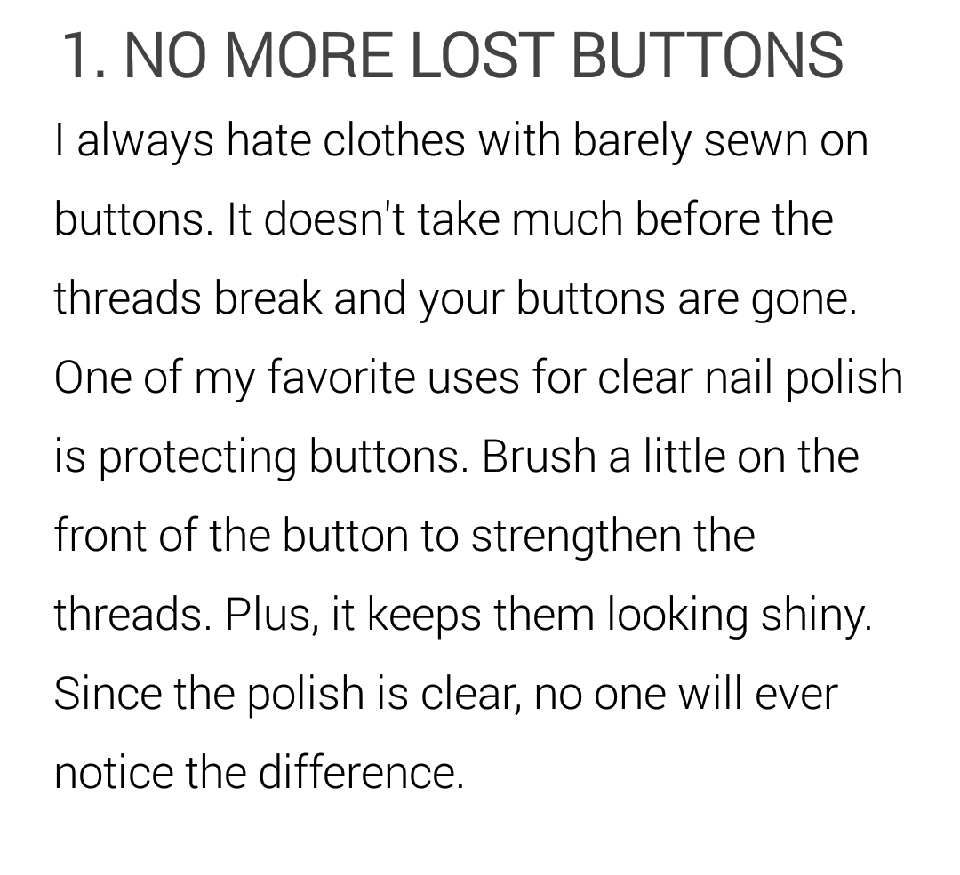 Genius Ideas To Use Clear Nail Polish On!