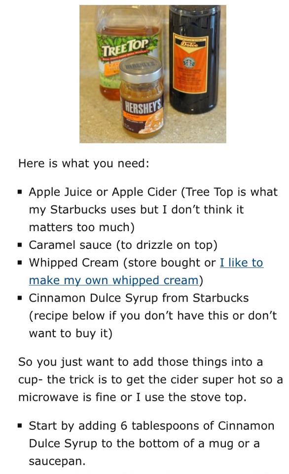 Caramel Apple Cider