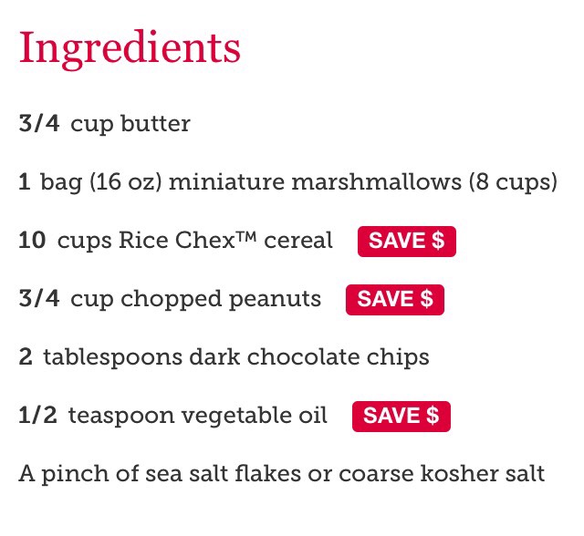 Brown Butter Peanut Chex Bars