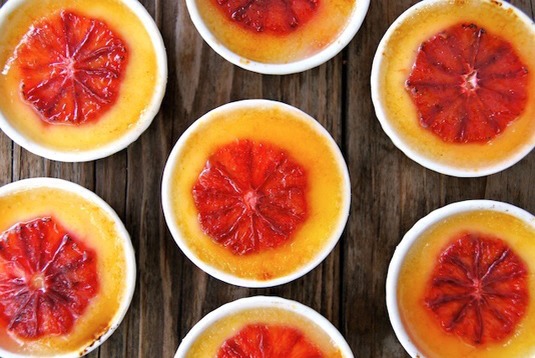 10. Blood Orange Champagne Crème Brûlée
This crème brûlée is anything but vanilla, with a bit of champagne and blood orange to mix things up.