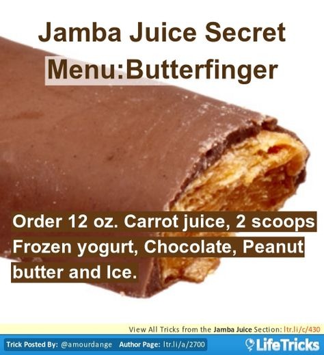 💟✨Jamba Juice Secret Menu & How To Order/ Make Them✨💟