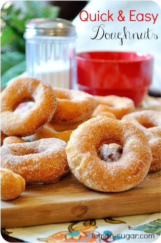 QUICK AND EASY DOUGHNUTS

