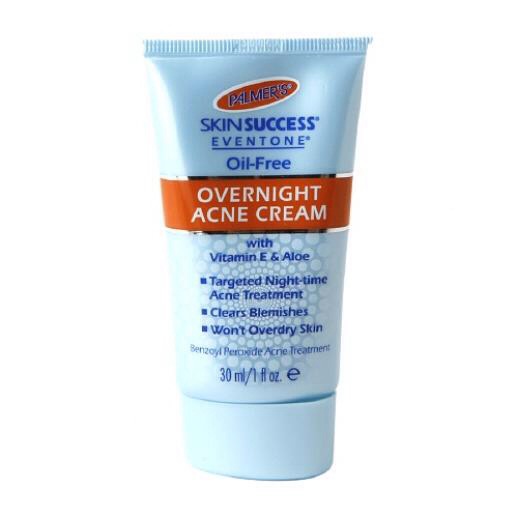 6. This overnight acne cream starts working immediately without over-drying skin. Made with vitamin E and aloe, it clears blemishes while restoring skin's balance. 
Palmer's Overnight Acne Cream, $6.99, Drugstore.com