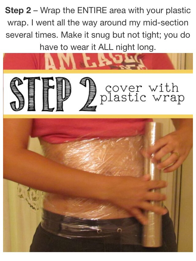 DIY Body Wrap. Lose 1 Inch Overnight 