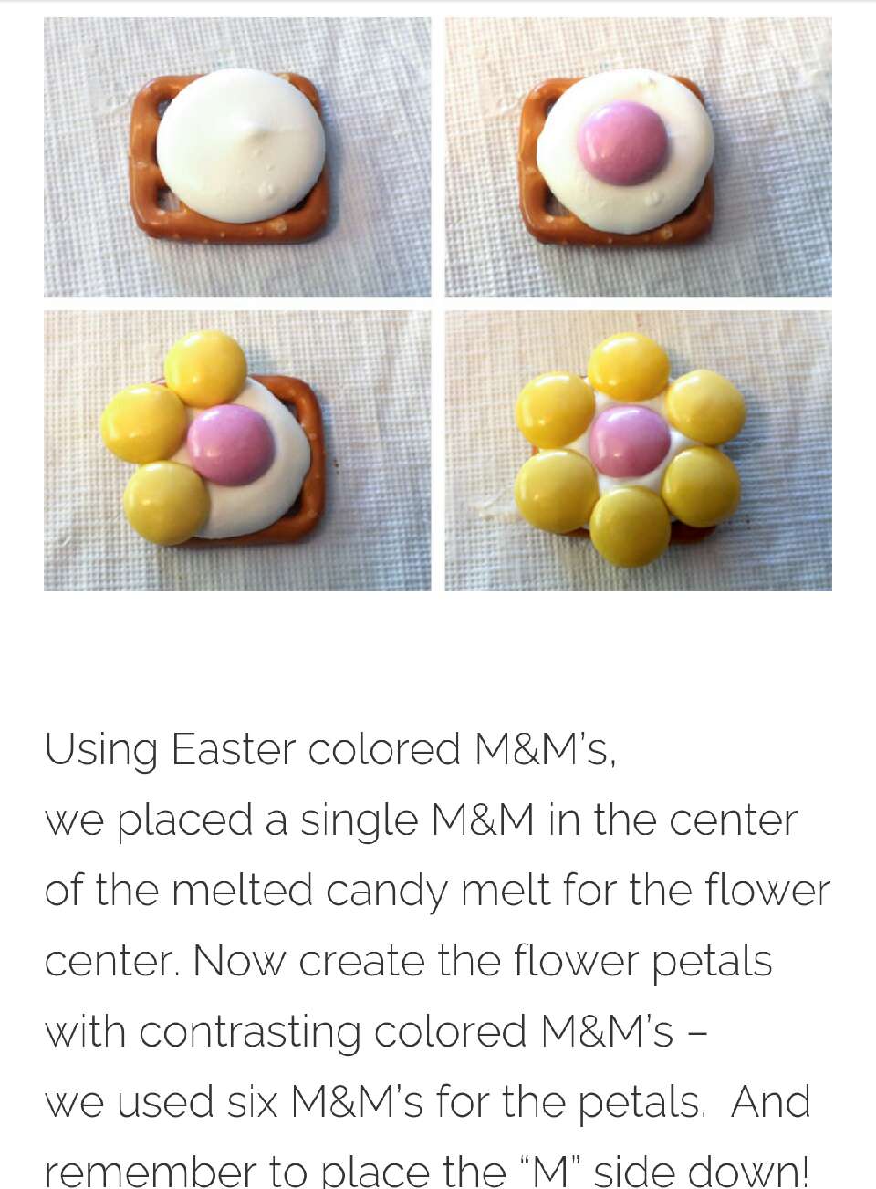 Flower Pretzel Bites!!!