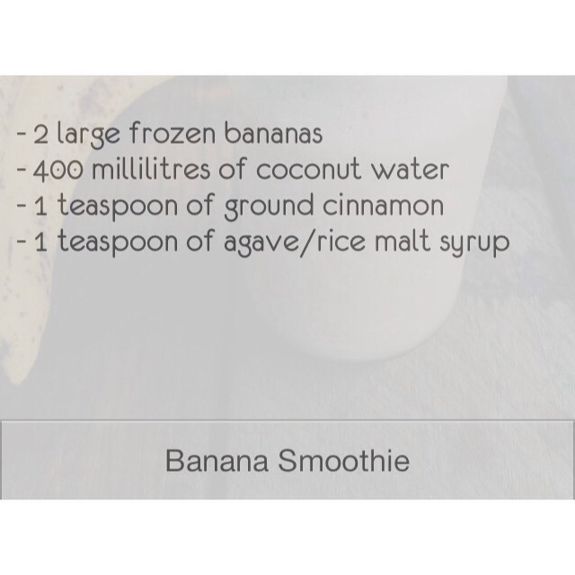 Banana smoothie, healthy & yummy. 
like 👍