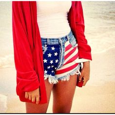 4th of July outfits, nails and hair ideas :) 